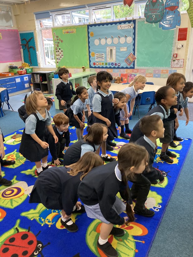 Learning about our bodies through dance.